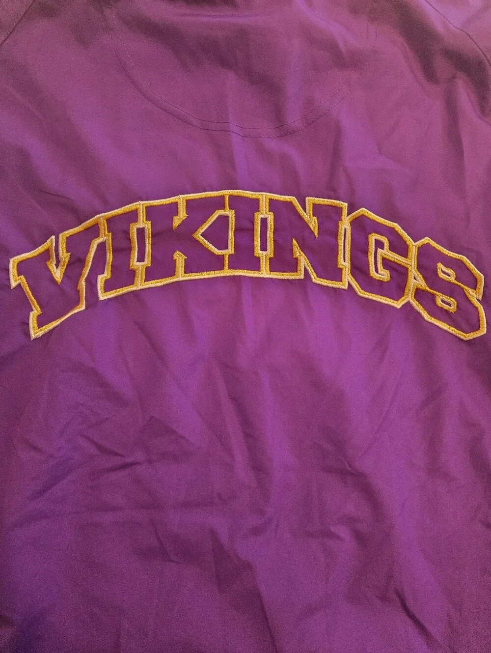 Minnesota Vikings Windbreaker- Youth Large